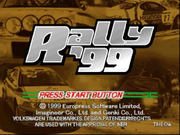 V-Rally Edition 99 (Japan) screen shot title